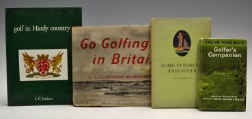Golf Club Travelling Books to incl 'Golfer's Companion' by Frank Pennink with DJ, 'Some Friendly