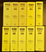 10x Wisden Cricketers' Almanacks 1991-2000 - original hardbacks - all with dust jackets, very