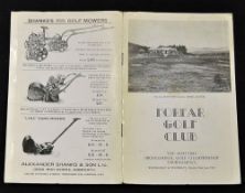 5x Scottish golf club handbooks from the 1930s onwards by Robert H.K Browning and others to