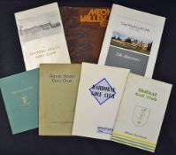6x Midlands golf club handbooks from the 1930's onwards by Robert H.K Browning, Tom Scott and others