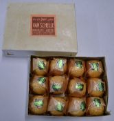 12x Phantom Flexlite paper wrapped golf balls the with green, black and gilt labels and Brussels Van