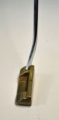 Rare Ping Kushin Jack Nicklaus signature bronze putter - signed to the heel of the sole 