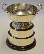 Fine The Federation Cup for Lawn Tennis 50th Anniversary Commemorative replica half size silver