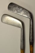 A late Carrick smf cleek c. 1890 with a faint stamp mark to the head fitted with a later period full