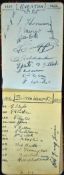 Wonderfully presented 1935-37 Football autograph album extensively signed including 1935/36 teams