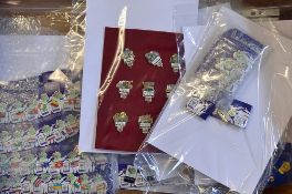 Collection of World Cup badges to include 1994 (set of 9), 1998 (set of 10), 2002 (set of 9),