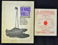 1967 Stoke City v World Cup XI Football programme date 1st May 1967 Dennis Viollet Testimonial match