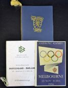 3 x Various Menus to consist of 1999 Scotland v England signed by Alan Shearer, 2001 Germany v