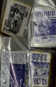 1987 - 1994 Shrewsbury Town Home Football programmes generally league matches some friendly games