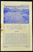 1950/1951 Shrewsbury Town v Gateshead Football programme 25 November, (has rusty staple, team