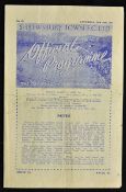 1950/1951 Shrewsbury Town v Worcester City Football programme 10 February 1951, Birmingham League.