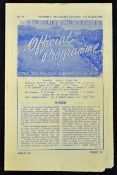 1952/1953 Shrewsbury Town v Hereford United Football programme 19 March, Birmingham League match,