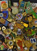 Assorted Football Lapel pin badge selection includes enamel badges, covering teams such as Real