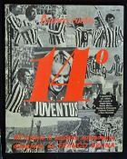1971-72 Juventus Championship Brochure written in Italian with team photo to the rear cover -