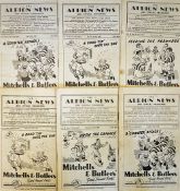 West Bromwich Albion home Football programmes 1950/51 to include Newcastle Utd, Portsmouth, Arsenal,