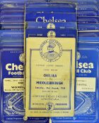 1950s Chelsea Home Football programme selection to include 1948 v Middlesbrough, 1949 v