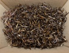 HOOKS: 950 Partridge X1BR bronze outpoint trebles, size 2, barbed.