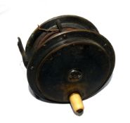 REEL: Hardy Hercules all brass salmon fly reel, 4.5