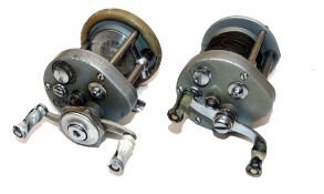 REELS: (2) Pair of Pflueger Supreme bait casting multiplier reels, one fitted with CUB free spool