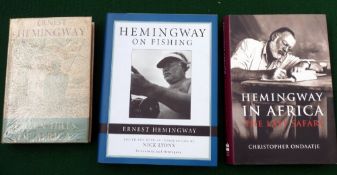 BOOKS: (3) Three Hemmingway volumes - 