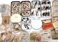 FLIES: Neroda brown pocket fly box, 6.25