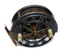 REEL: Fine early Allcock Aerial Centrepin reel, 4.5