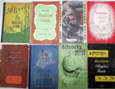 ANGLERS GUIDES: (8) Collection of 8 Allcock anglers guides, 1938, 39, 49, 50, 56, 59, 53