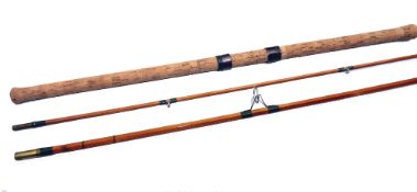 ROD: Chapman of Ware Mk1V Carp V 550 split cane rod, 10' 2 piece with 27