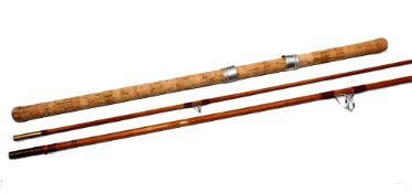 ROD: Chapman of Ware Mk1V Carp 500 split cane rod, 10' 2 piece with 27