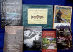 Seven fly fishing books - Waller, L - 