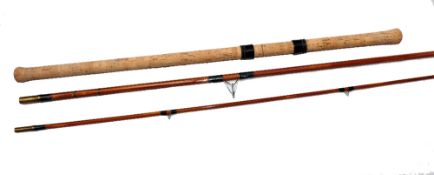 ROD: Chapman of Ware Mk1V Carp V 550 split cane rod, 10' 2 piece with 27