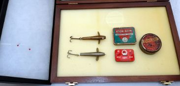 ACCESSORIES: (Qty) Pair of Hardy large Pioneer Devon minnows, 3.5