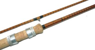 ROD: B James & Sons Ealing London Richard Walker Mk 4 Avon rod, 10', 2 piece, green close whipped,
