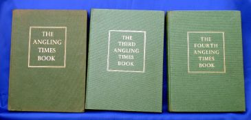 3 x The Angling Times books - 1st ed 1955, entitled, The Third Angling Times book, 1963 edition