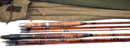 RODS: (2) Pair of Ogden Smith cane trout fly rods, incl. an 8'6