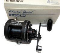 REEL: Shimano 1000LD Charter Special multiplier reel, graphite frame, lever drag, power handle,