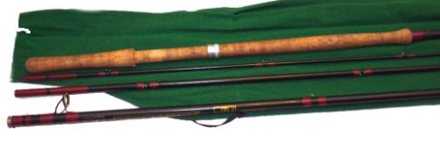 ROD: Bruce & Walker Salmon 17'6' 3 pcs plus detachable butt carbon salmon fly rod, line #9-11,