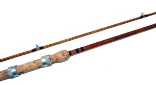 ROD: B James & Sons London England Richard Walker Mk 4 rod, 10', 2 piece, burgundy close whipped,