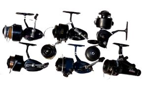 REELS: (7) Collection of Mitchell spinning reels including Garcia 440a & Match models, 300 & 330A in