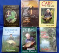 6 x Classic carp fishing books - Hutchinson, R - 