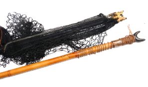 ACCESSORIES: (2) Hardy combined wading staff and boat hook, 48