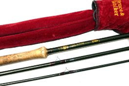 ROD: Bruce & Walker Merlin Stream King Salmon XP 15' 3 piece carbon salmon fly rod, line rate 11,