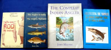 4 x Classic Indian Sport Fishing Books - Masters, J - 
