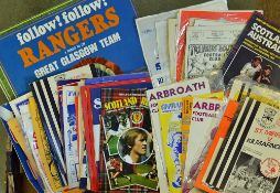 Assorted 1960s onwards Scottish related football programmes including 1963 Kilmarnock v Dundee, 1959