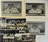 Collection of black & white team photographs of Glasgow Boys v London Boys 1950, 1948 and 1946