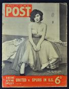 1952 Picture Post magazine dated 5 July covering Manchester United v Tottenham Hotspur on the 1952