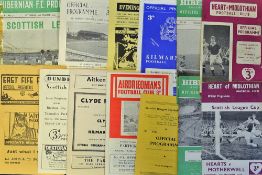 Selection of mixed 1960s Scottish football programmes to include 1958 St Mirren v Celtic, 1959 Raith