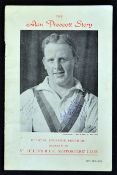 1959 Alan Prescott St Helens Rugby League Official Benefit signed brochure - signed to the front