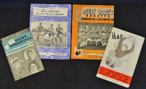 Collection of 1950s/60s Rugby League Magazines and Benefit Brochures to incl 1955 Rugby League