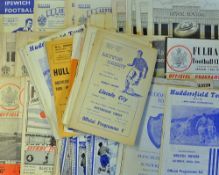 Assorted 1950s-60s Football programme selection home matches, predominantly 1960s teams consist of